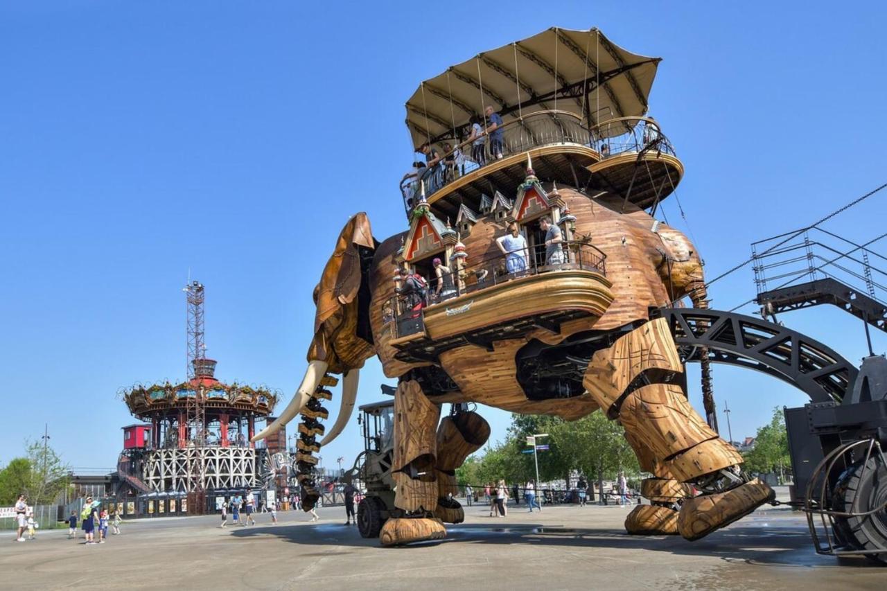 Le Jj-Hypercentre Au Calme 2 Chambres-Joli Patio Nantes Zewnętrze zdjęcie